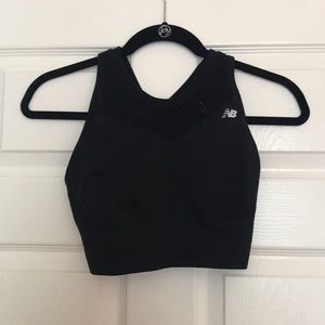 New Balance Longline Sportsbra-black large